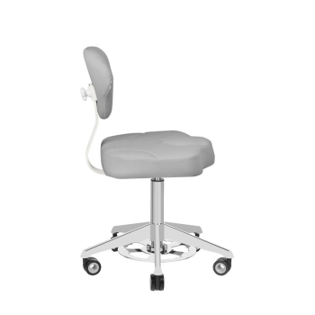 TABORET KOSMETYCZNY AZZURRO 156F BUMP-UP SZARY